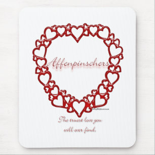 Mousepad Affenpinscher True Love
