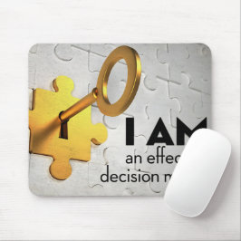 Mousepad Afirmação de Motivação "Tomador de Decisões"