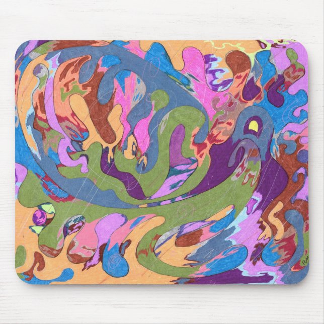 Mousepad "Afogamento" Abstrato Art (Frente)