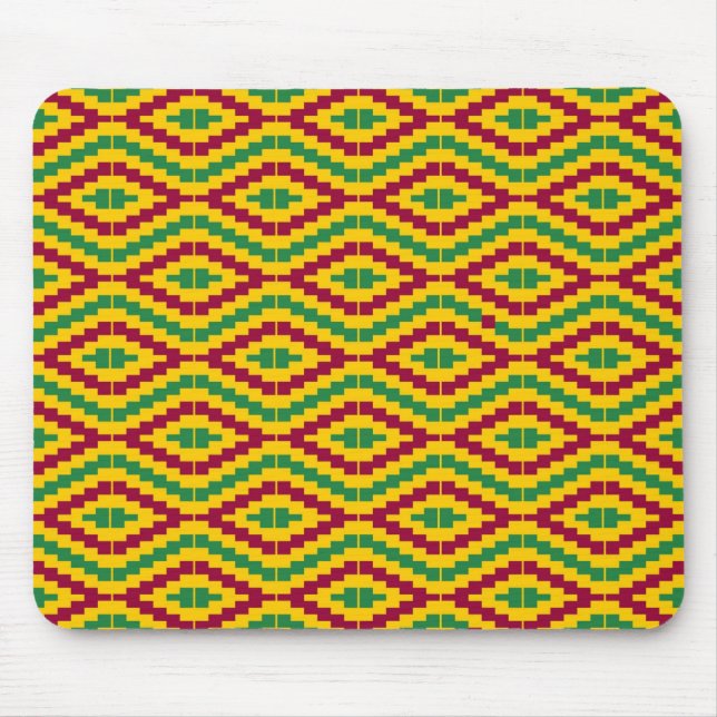 Mousepad African Kente, Happy Kwanzaa (Frente)