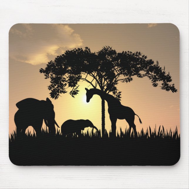 Mousepad africano do safari (Frente)
