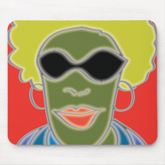 Mousepad Afro-Esquerdo seu rato! (Frente)