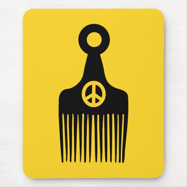 Mousepad Afro Hair Peace (Frente)