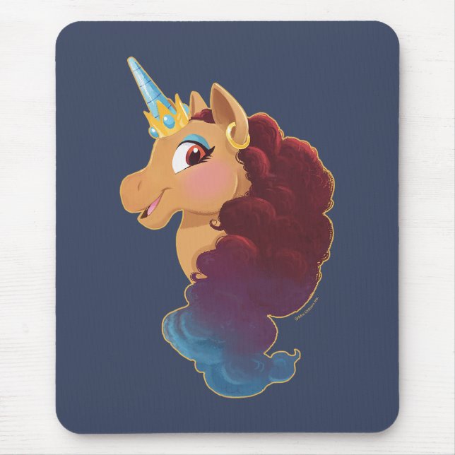 Mousepad Afro Unicorn | Divine o Unicórnio (Frente)