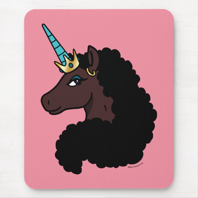 Mousepad Afro Unicorn | Magia (Frente)