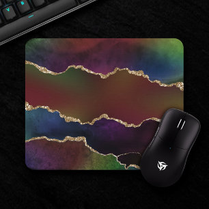 Mousepad Agato Intenso   Tonelada Vermelha Escura Mística