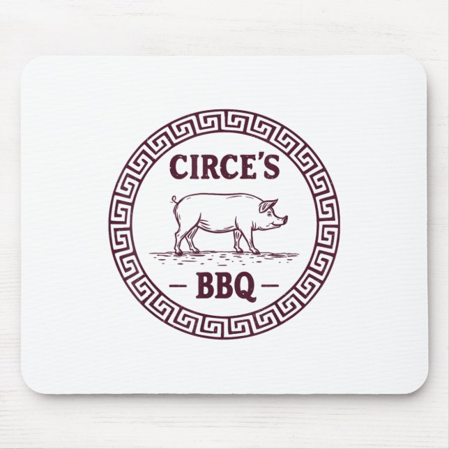 Mousepad Agema Roupa Uni-adultos Churrasco de mitologia gre (Frente)