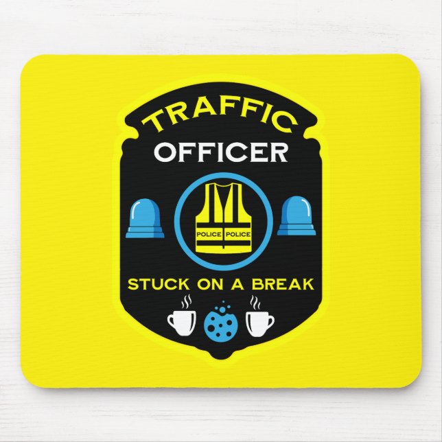 Mousepad Agente de Polícia de Tráfego (Frente)