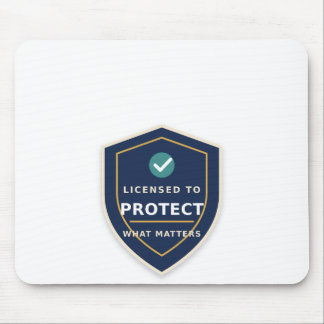 Mousepad Agente de Seguros Licenciado para Proteger o que I