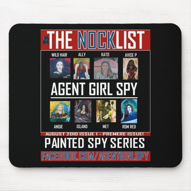 MOUSEPAD AGENTE ESPIONA MENINA (Frente)