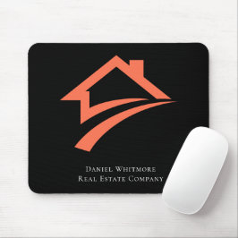 Mousepad Agente Imobiliário Preto Elegante e Único