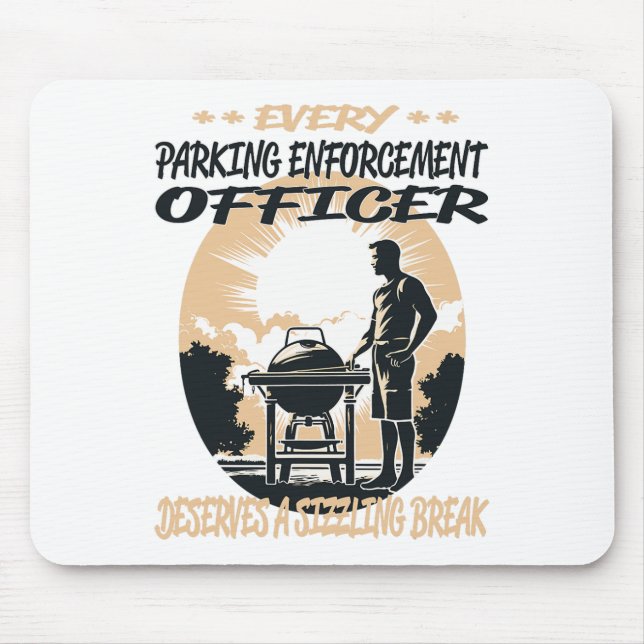 Mousepad Agente Responsável Pela Aplicação Da Lei De Churra (Frente)