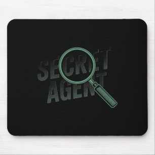Mousepad Agente Secreto - Agente Secreto Agente Costume Ins