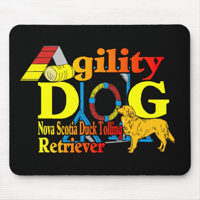 Mousepad Agilidade do Retriever de Toleragem de Pato da Nov (Frente)