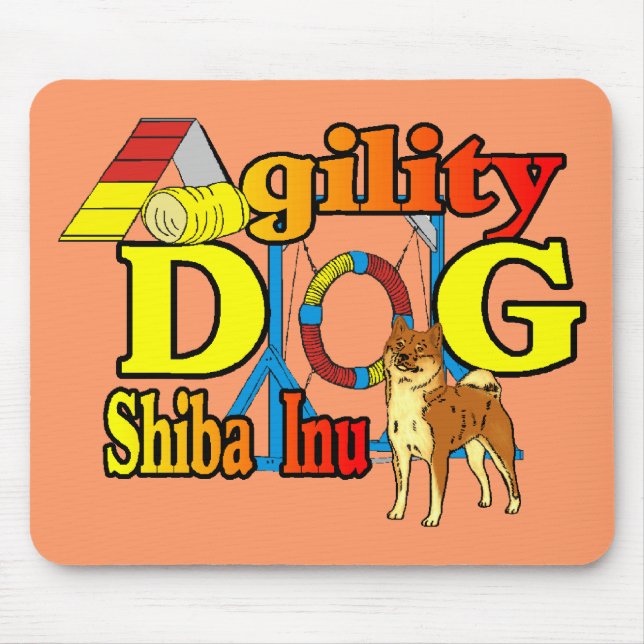 Mousepad Agilidade Shiba Inu (Frente)