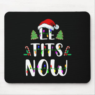 Mousepad Agora Natal Deixe Neve Festa Feia