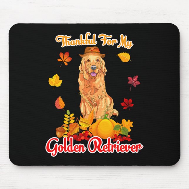 Mousepad Agradeço Pelo Meu Ouro Retriever Pump De Ação De G (Frente)
