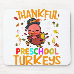 Mousepad Agradeço Por Minha Pré-Escola Perus No Dia De Ação