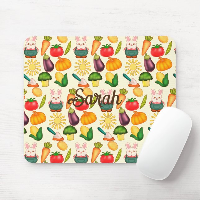 Mousepad Agricultura Vegetal de Coelho (Com mouse)