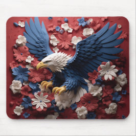 MOUSEPAD ÁGUA ANTI-PATRIÓTICA VERMELHA AZUL-AMERICANA