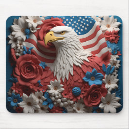 MOUSEPAD ÁGUA ANTI-PATRIÓTICA VERMELHA AZUL-AMERICANA