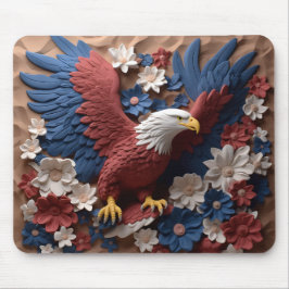 MOUSEPAD ÁGUA ANTI-PATRIÓTICA VERMELHA AZUL-AMERICANA