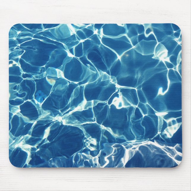 Mousepad Água Azul Espumante (Frente)