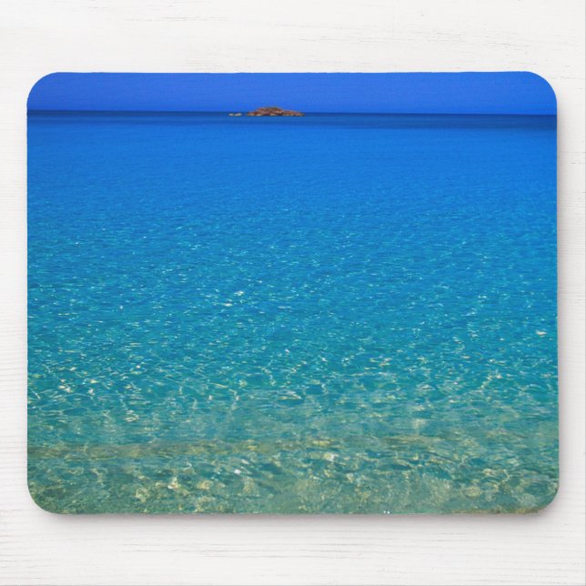 Mousepad Água azul, Ilhas Exuma, Bahamas. (Frente)