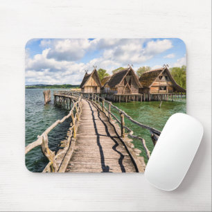 Mousepad Água   Casas De Inclinação Sobre A Água