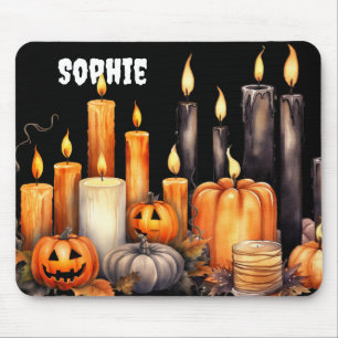 MOUSEPAD ÁGUA COR PRETA E LARANJA COBERTURA