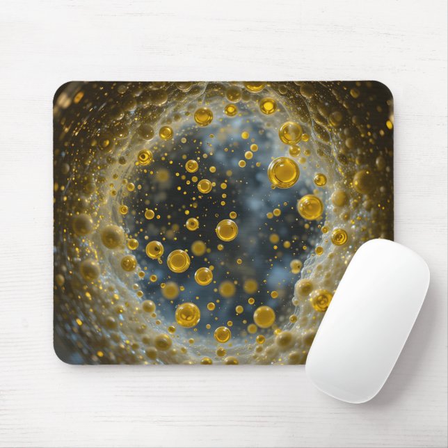 Mousepad Água de refrigeração com gotículas de óleo suspens (Com mouse)