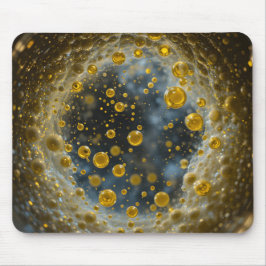 Mousepad Água de refrigeração com gotículas de óleo suspens