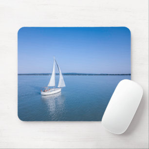 Mousepad Água Iate no lago Balaton da Hungria