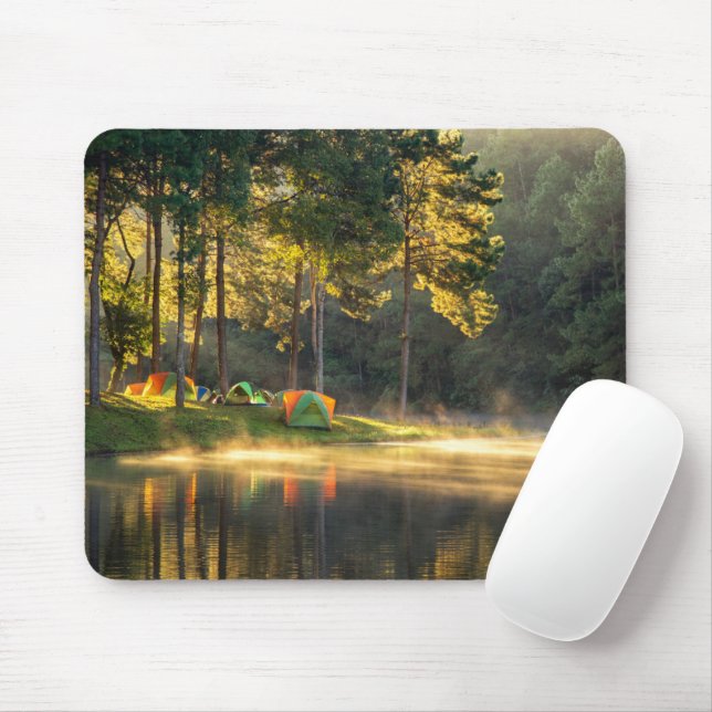 Mousepad Água | Lago de Meahongson, Tailândia (Com mouse)