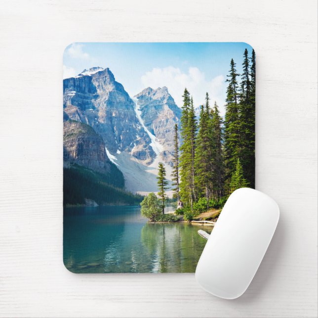 Mousepad Água | Lago Moraine, Canadá (Com mouse)