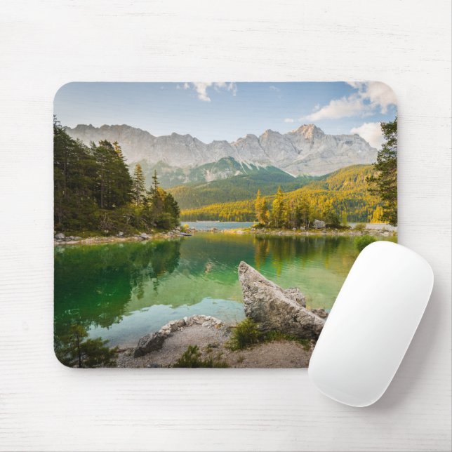 Mousepad Água | Montanhas Dachstein Lake Alemanha (Com mouse)