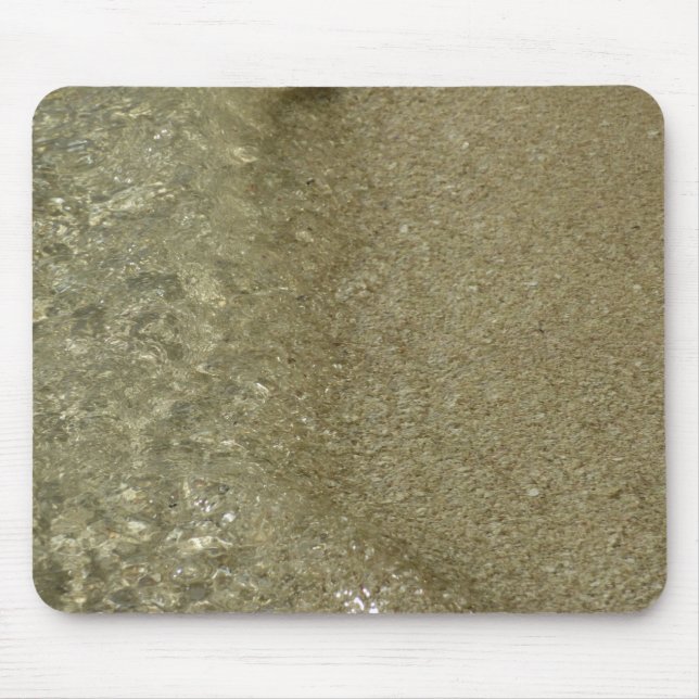 Mousepad Água na fotografia da Abstrato da Beach II (Frente)