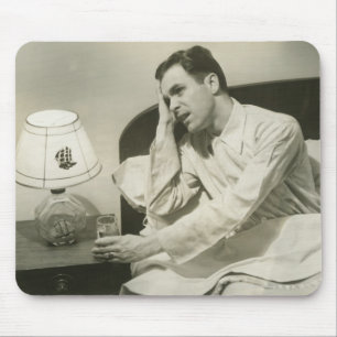 Mousepad Água potável do homem