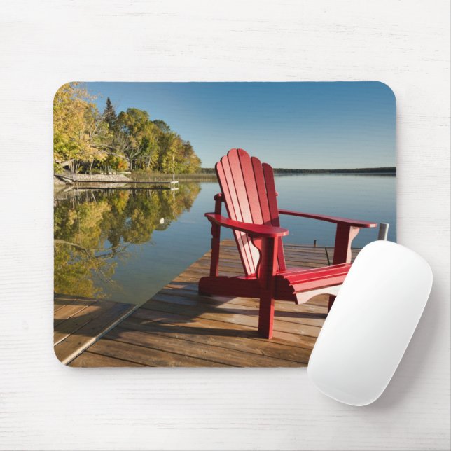 Mousepad Água | Presidente Adirondack no lago (Com mouse)