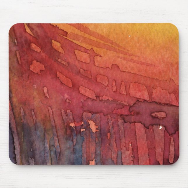 Mousepad Aguarela abstrata 3 (Frente)
