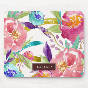 Mousepad Aguarela do jardim personalizada