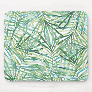 Mousepad Aguarela tropical das folhas