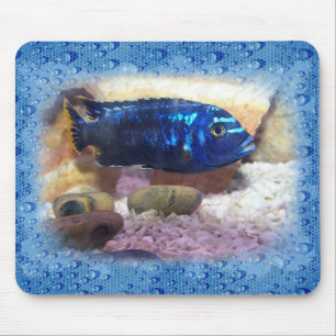 Mousepad Aguarela tropical de Digitas dos peixes