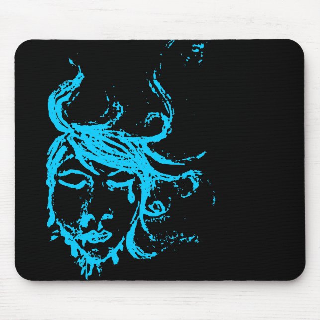 Mousepad águas azuis (Frente)