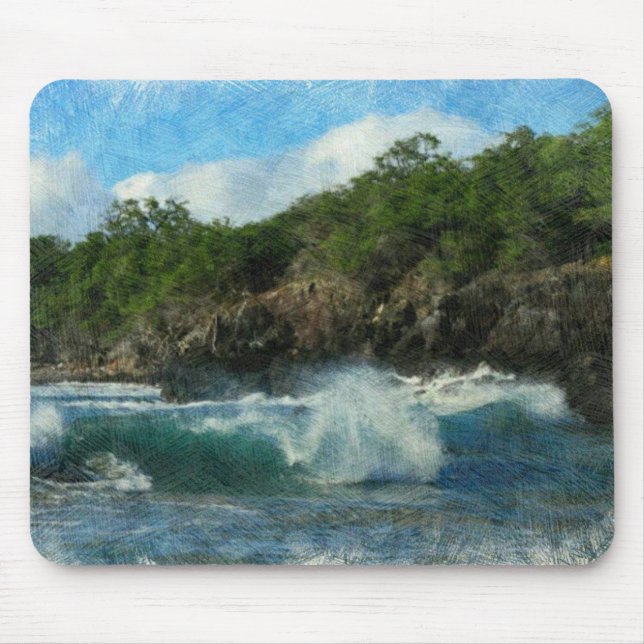 Mousepad Águas havaianas (Frente)
