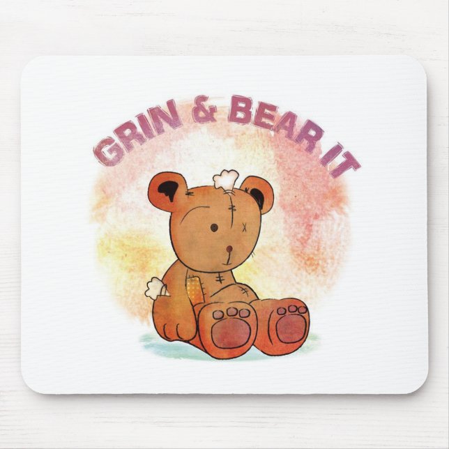 mousepad aguentar com um sorriso (Frente)