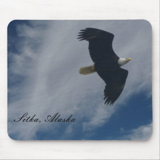 Mousepad Águia americana americana em Sitka, Alaska