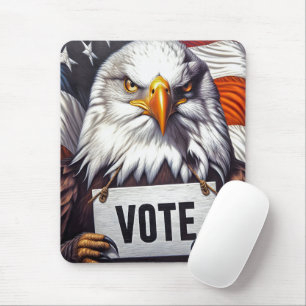Mousepad Águia caida com sinal de voto