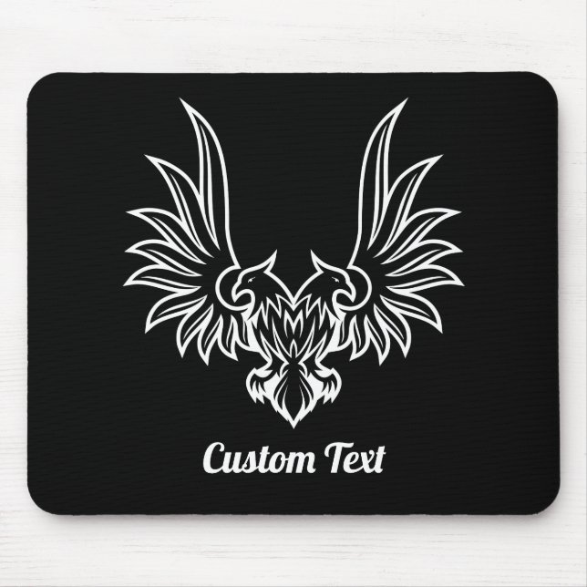 Mousepad Águia com duas Cabeças de Mouse (Frente)