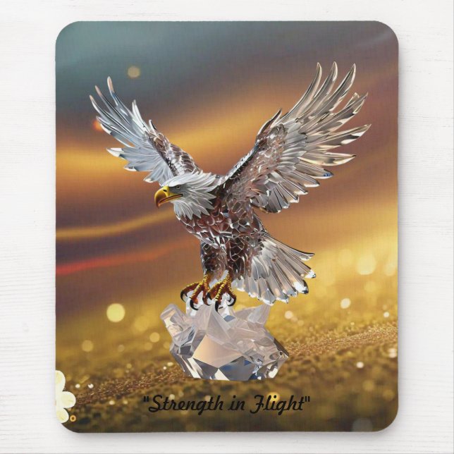 Mousepad "Águia de Cristal Voa" (Frente)